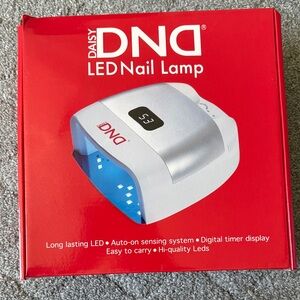 DND LED Nail gel Lamp - White with Blue Interior used once!!